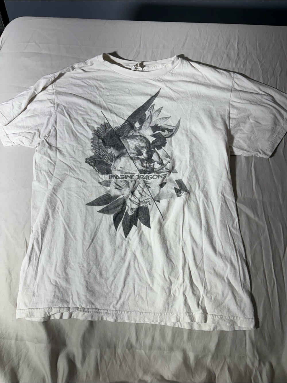 Bay Island White Imagine Dragons Graphic Tee